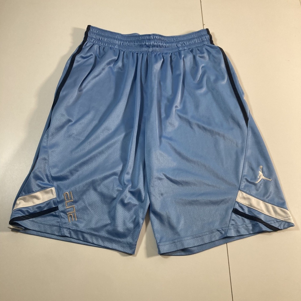 Y2K Air Jordan North Carolina Tar Heels Basketball Shorts M Durasheen Dazzle 90s